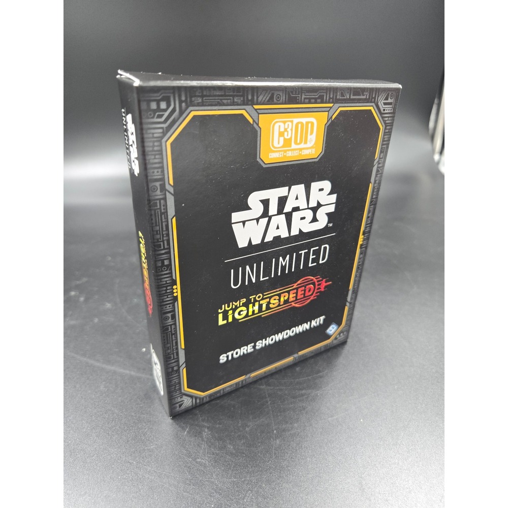 Star Wars Unlimited Jump to Lightspeed Store Showdown Kit C3OP TCG Promo Box